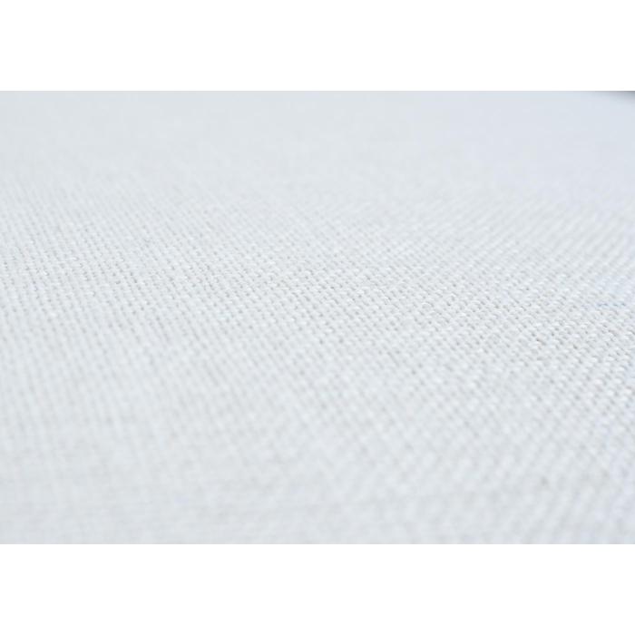 6er-Set Esszimmerstuhl HWC-O66, Kchenstuhl Polsterstuhl, Chesterfield Nieten Stoff/Textil ~ wei