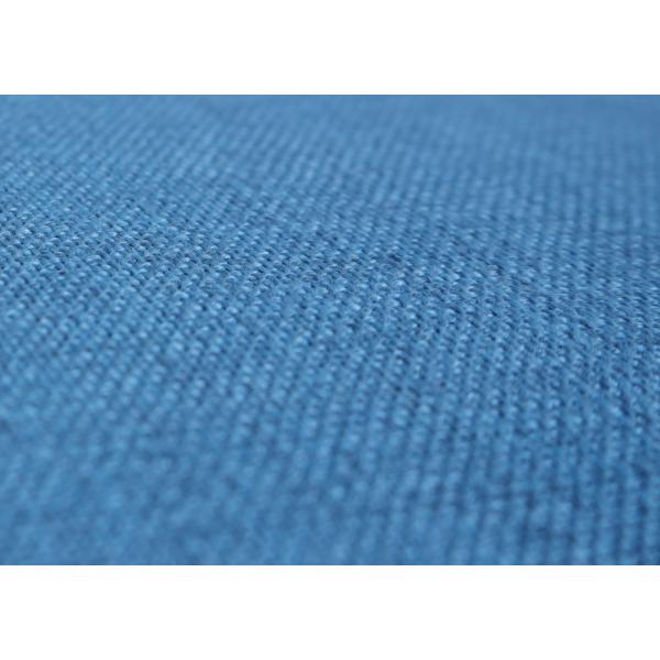 2er-Set Esszimmerstuhl HWC-O66, Kchenstuhl Polsterstuhl, Chesterfield Nieten Stoff/Textil ~ hellblau