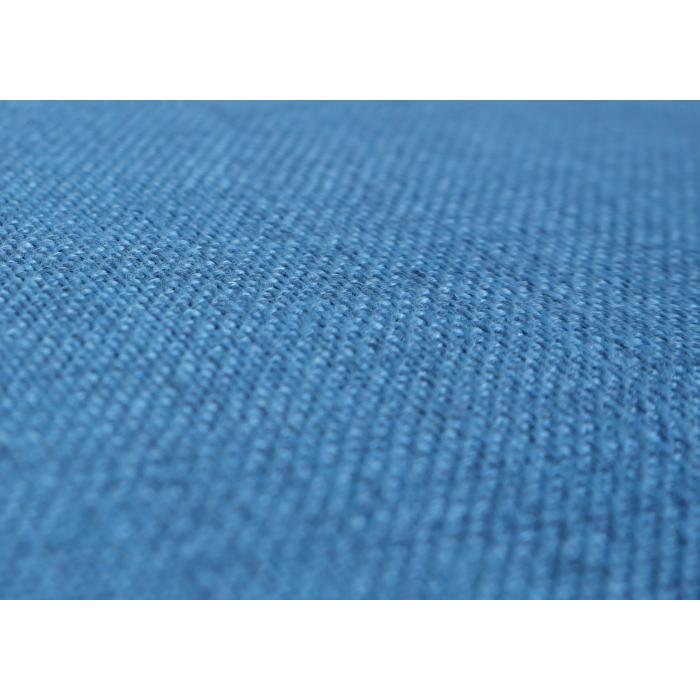 2er-Set Esszimmerstuhl HWC-O66, Kchenstuhl Polsterstuhl, Chesterfield Nieten Stoff/Textil ~ hellblau
