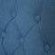 2er-Set Esszimmerstuhl HWC-O66, Kchenstuhl Polsterstuhl, Chesterfield Nieten Stoff/Textil ~ hellblau
