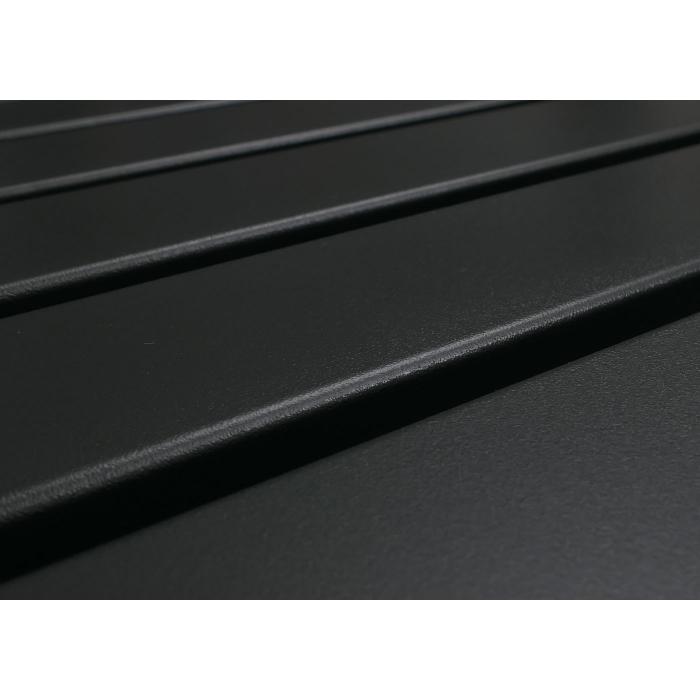 4er-Mlltonnenverkleidung HWC-O67, Mlltonnenbox mit Pflanzkasten, Metall 125x260x84cm 95kg ~ anthrazit