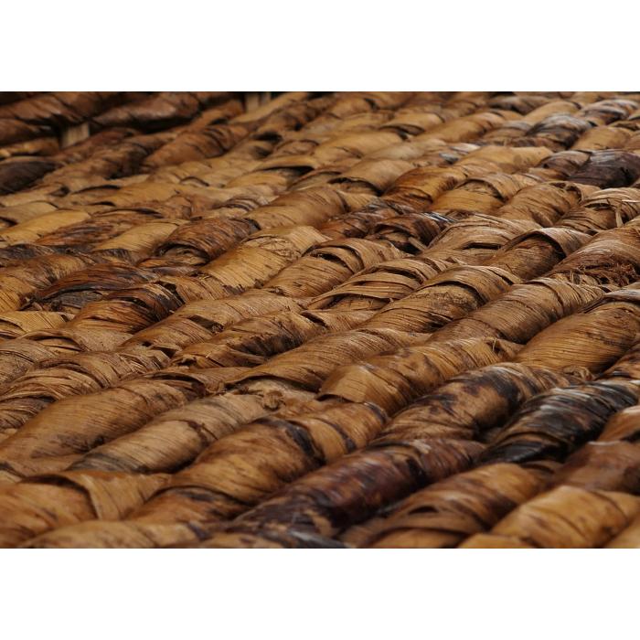 2er-Set Esszimmerstuhl Korbstuhl M45 Stuhl Bananengeflecht ~ dunkel, mit Kissen