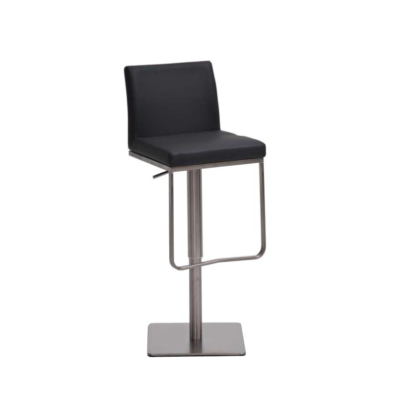 Barhocker HLO-CP44 E Kunstleder ~ grau