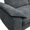 Sofa-Garnitur HWC-O71, Couch Sofa Ecksofa L-Form, Liegeflche links/rechts, Stoff/Textil Holz 84x229x140cm ~ dunkelgrau