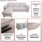 Erstes Foto mit wichtigen Merkmalen fr Produkt Sofa-Garnitur HWC-O71, Couch Ecksofa L-Form, Liegeflche links/rechts, Stoff (320 g/m) Holz 84x229x140cm ~ beige