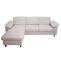 Sofa-Garnitur HWC-O71, Couch Ecksofa L-Form, Liegeflche links/rechts, Stoff (320 g/m) Holz 84x229x140cm ~ beige