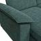 Sofa-Garnitur HWC-O71, Couch Ecksofa L-Form, Liegeflche links/rechts, Stoff (320 g/m) Holz 84x229x140cm ~ grau-grn