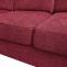 Sofa-Garnitur HWC-O71, Couch Ecksofa L-Form, Liegeflche links/rechts, Stoff (320 g/m) Holz 84x229x140cm ~ bordeaux