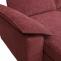 Sofa-Garnitur HWC-O71, Couch Ecksofa L-Form, Liegeflche links/rechts, Stoff (320 g/m) Holz 84x229x140cm ~ bordeaux