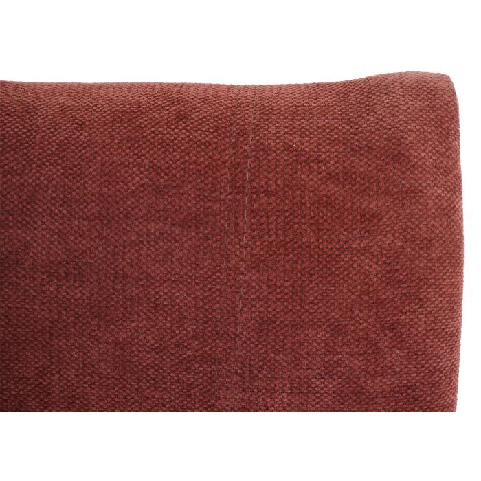Esszimmerstuhl HWC-O78, Kchenstuhl Stuhl, drehbar Auto-Return, Stoff/Textil Chenille (310g/m) ko-Tex ~ rotbraun