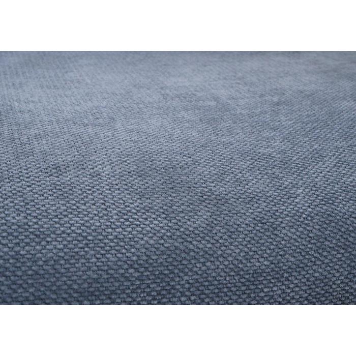 Esszimmerstuhl HWC-O78, Kchenstuhl Stuhl, drehbar Auto-Return, Stoff/Textil Chenille (310g/m) ko-Tex ~ graublau