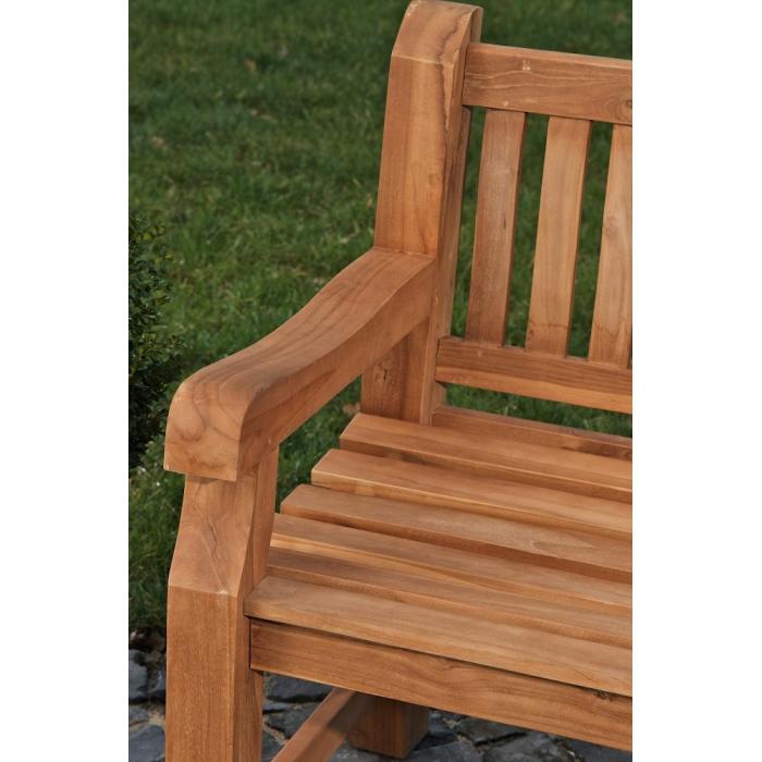 Teakbank HLO-CP6 180 cm ~ teak