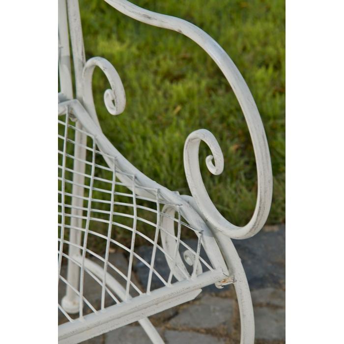 Gartenbank HLO-CP12 ~ antik wei