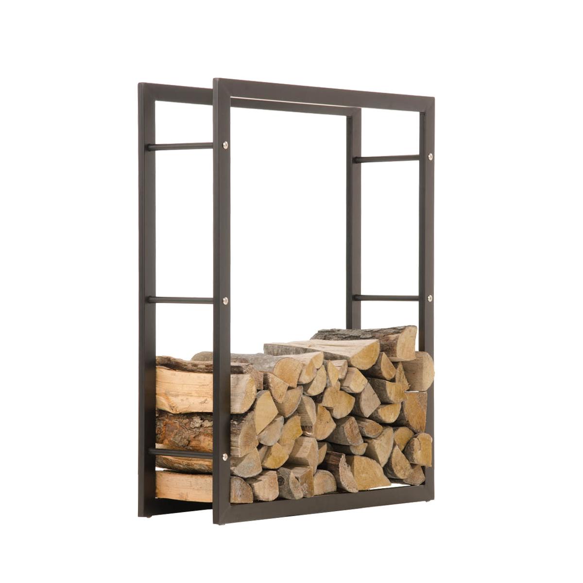 Kaminholzstnder HLO-CP26 25x80x100 ~ schwarz-matt