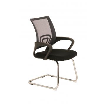 Besucherstuhl HLO-CP81 ~ grau
