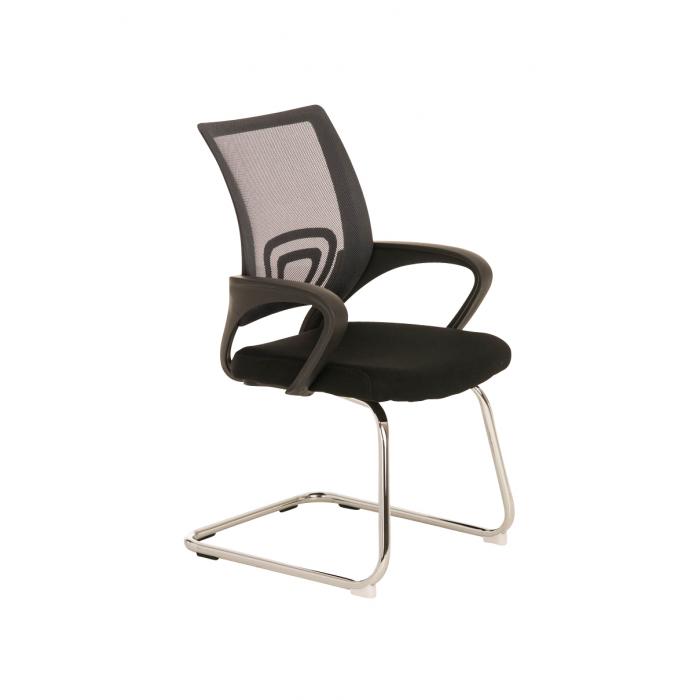 Besucherstuhl HLO-CP81 ~ grau