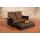 Sofa HLO-CP6 Terrabraun 5mm ~ schwarz