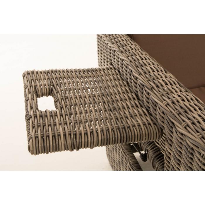 Sofa HLO-CP6 Terrabraun 5mm ~ grau-meliert