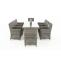 Sitzgruppe HLO-CP26 XL Eisengrau ~ grau-meliert