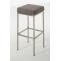 Barhocker HLO-CP41 E85 Stoff ~ grau