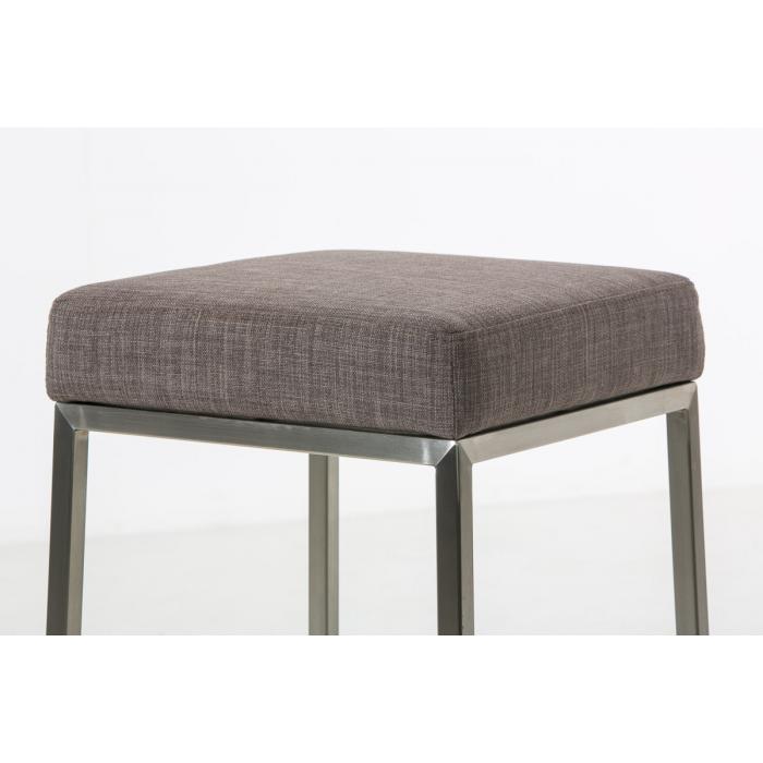 Barhocker HLO-CP41 E85 Stoff ~ grau