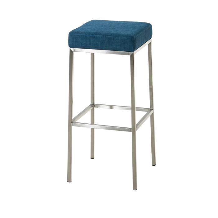 Barhocker HLO-CP41 E85 Stoff ~ blau