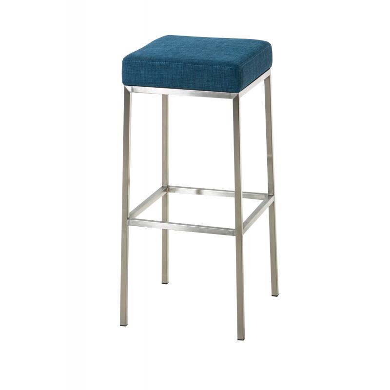 Barhocker HLO-CP41 E85 Stoff ~ blau