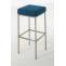 Barhocker HLO-CP41 E85 Stoff ~ blau