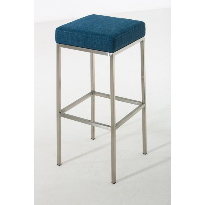 Barhocker HLO-CP41 E85 Stoff ~ blau