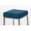 Barhocker HLO-CP41 E85 Stoff ~ blau