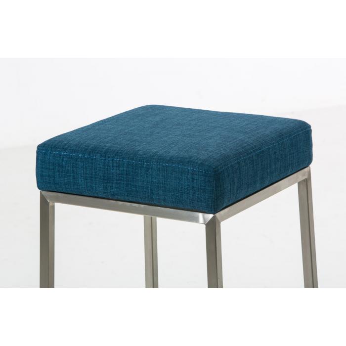 Barhocker HLO-CP41 E85 Stoff ~ blau