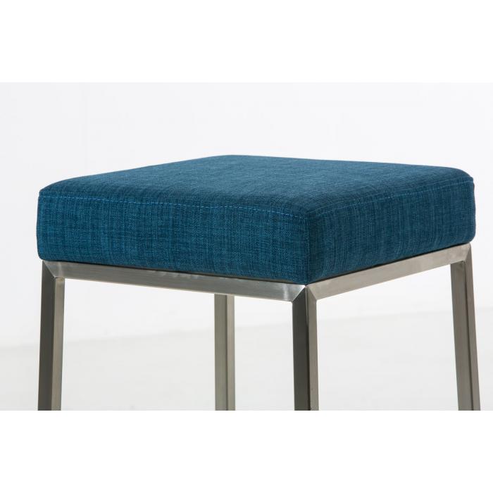 Barhocker HLO-CP41 E85 Stoff ~ blau