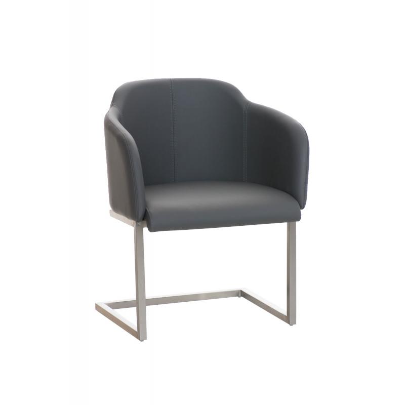 Besucherstuhl HLO-CP88 ~ grau