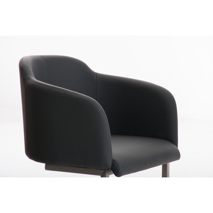 Besucherstuhl HLO-CP88 ~ grau
