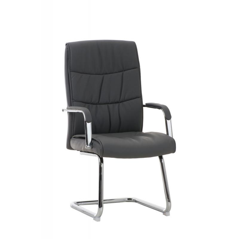 Besucherstuhl HLO-CP91 ~ grau