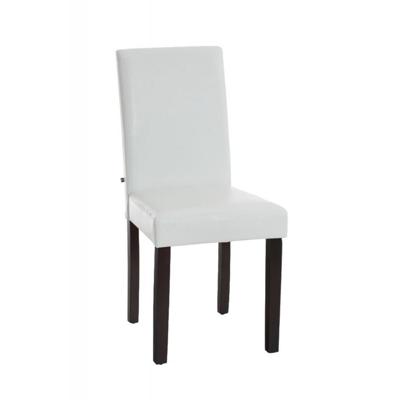 Esszimmerstuhl HLO-CP20 dunkelbraun ~ wei