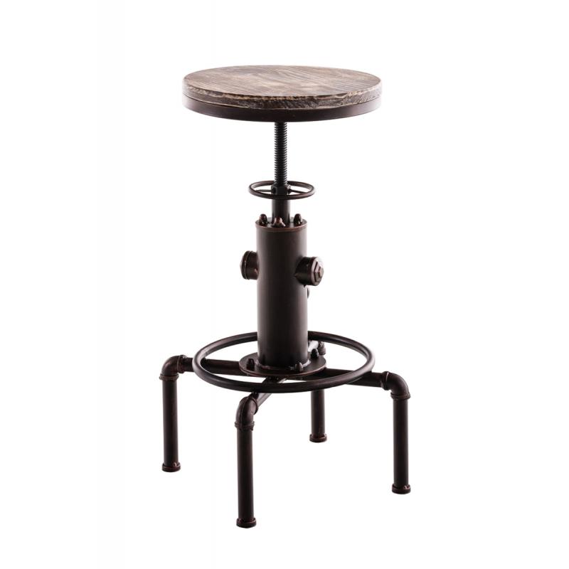 Barhocker HLO-CP70 Holz ~ bronze