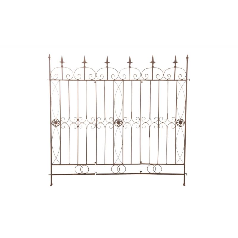 Gartenzaun HLO-CP154 ~ antik braun