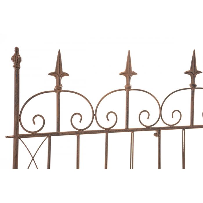 Gartenzaun HLO-CP154 ~ antik braun