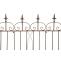 Gartenzaun HLO-CP154 ~ antik braun
