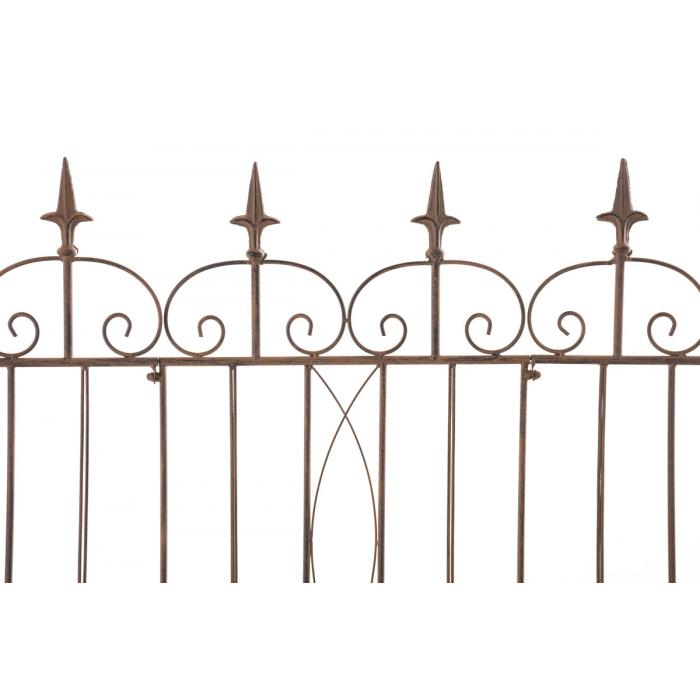 Gartenzaun HLO-CP154 ~ antik braun