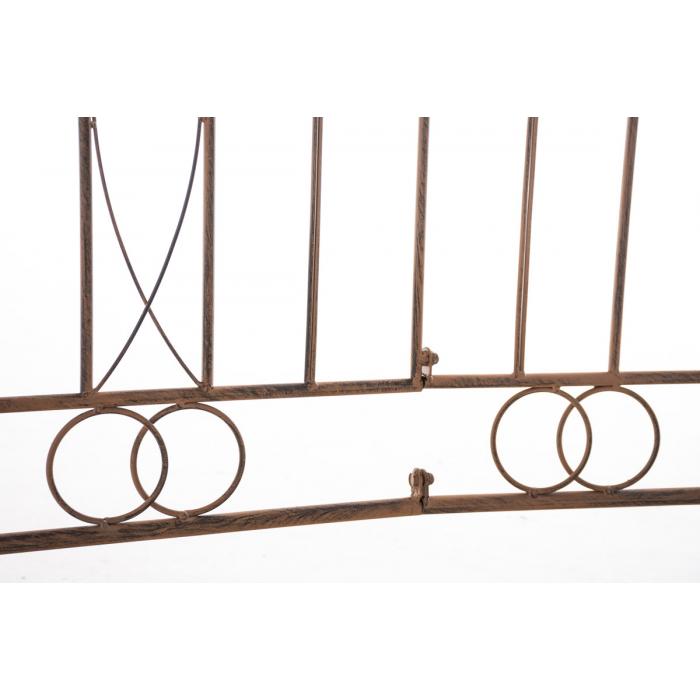 Gartenzaun HLO-CP154 ~ antik braun