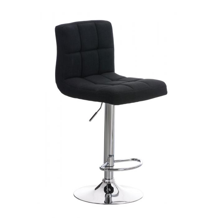 Barhocker HLO-CP89 STOFF ~ schwarz