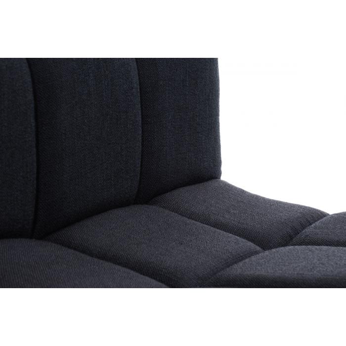 Barhocker HLO-CP89 STOFF ~ schwarz
