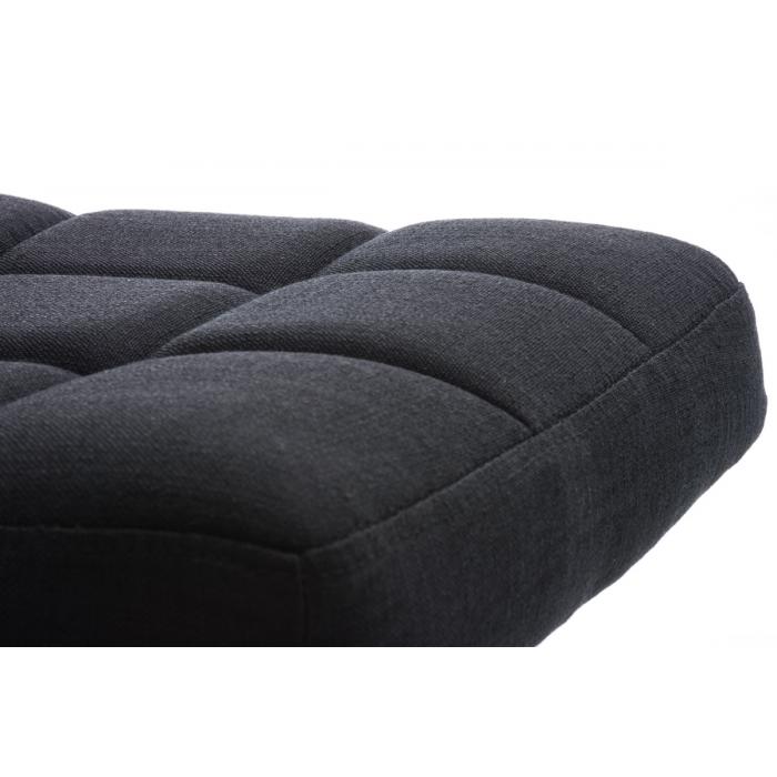 Barhocker HLO-CP89 STOFF ~ schwarz