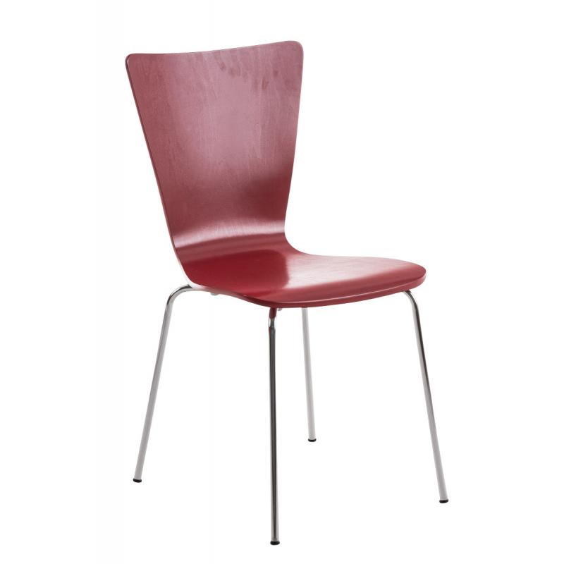 Besucherstuhl HLO-CP84 ~ rot