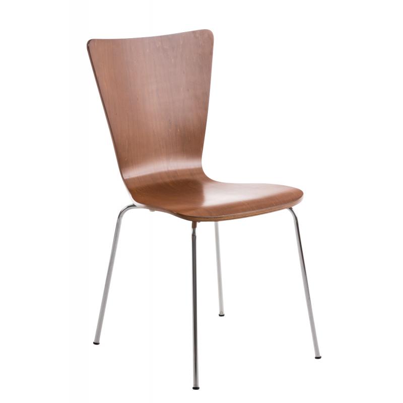 Besucherstuhl HLO-CP84 ~ braun