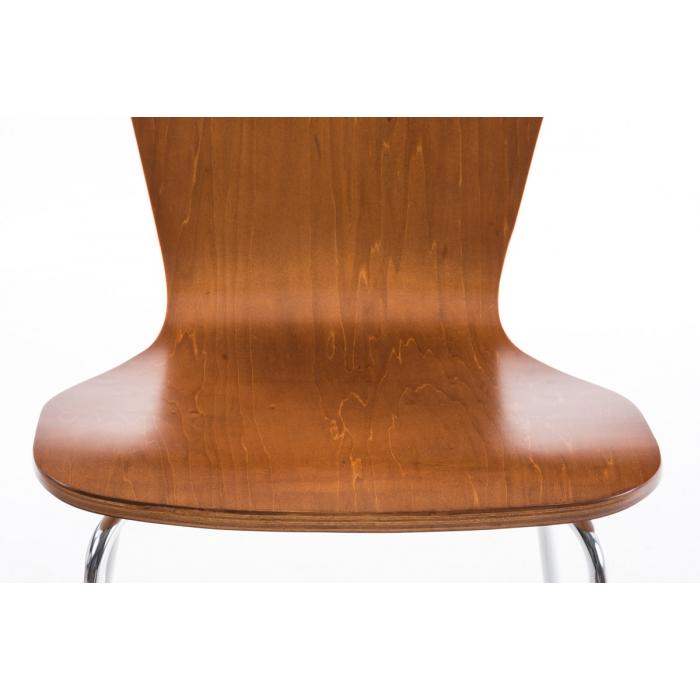 Besucherstuhl HLO-CP84 ~ braun
