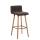 Barhocker HLO-CP33 Stoff ~ braun