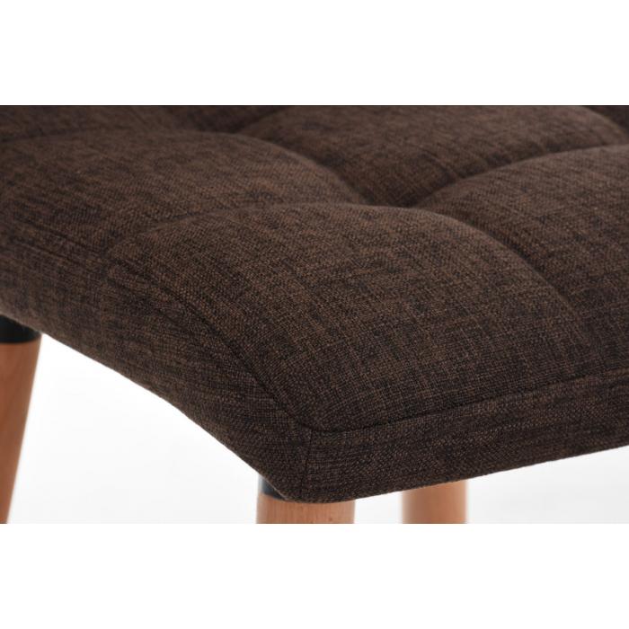 Barhocker HLO-CP33 Stoff ~ braun